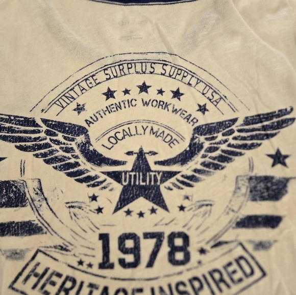 NWT Pilcro Cotton Graphic Tee - Picture 8 of 10